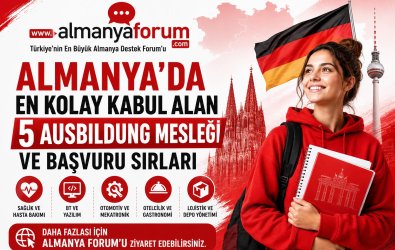 Almanya’da En Kolay Kabul Alan 5 Ausbildung Mesleği ve Başvuru Sırları 2026