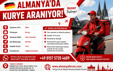 Almanya’da Kurye Aranıyor! - Köln