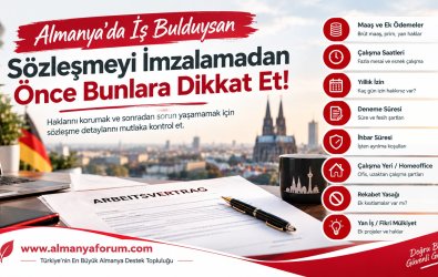 Almanya'da İş Sözleşmesi İmzalamadan Önce Bilmeniz Gerekenler